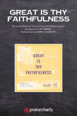 Great Is Thy Faithfulness (Choral Anthem SATB)