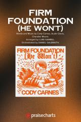 Firm Foundation (He Won't) (Unison/2-Part)