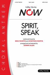 Spirit Speak (Choral Anthem SATB)