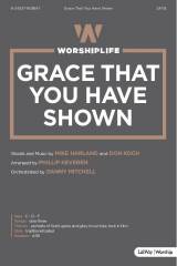 Grace That You Have Shown (Choral Anthem SATB)