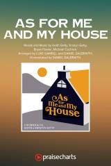 As For Me And My House (Choral Anthem SATB)