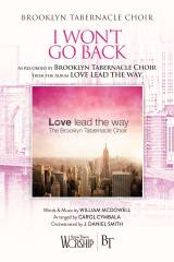 I Won't Go Back (Choral Anthem SATB)
