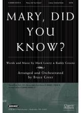 Mary Did You Know (Choral Anthem SATB)