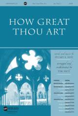 How Great Thou Art (Choral Anthem SATB)