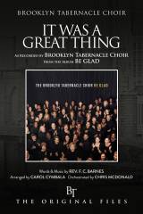 It Was A Great Thing (Choral Anthem SATB)