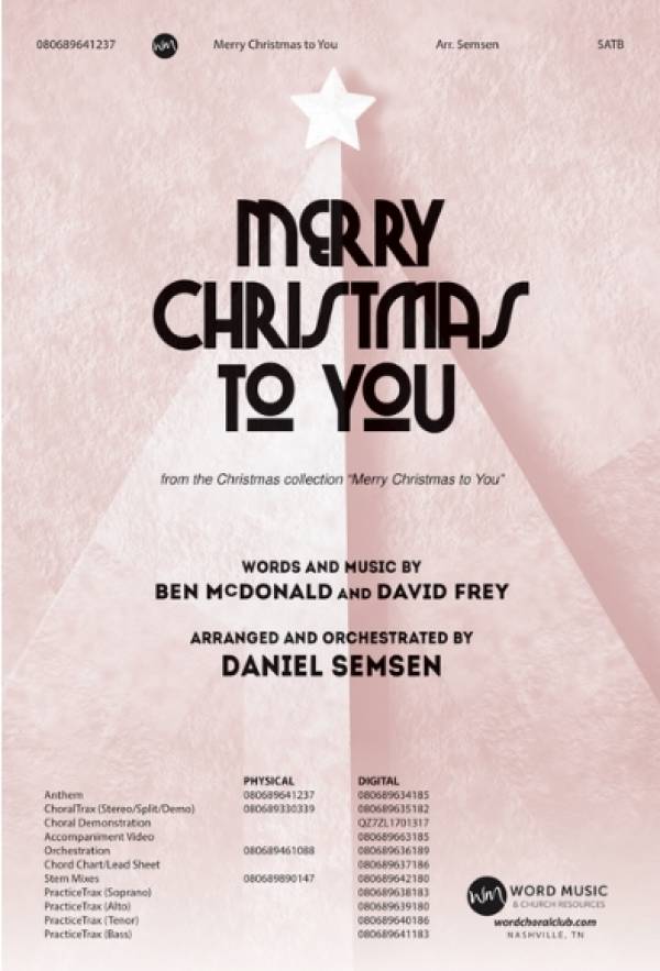 Merry Christmas To You (Choral Anthem SATB) Viola Sheet Music PDF (Word