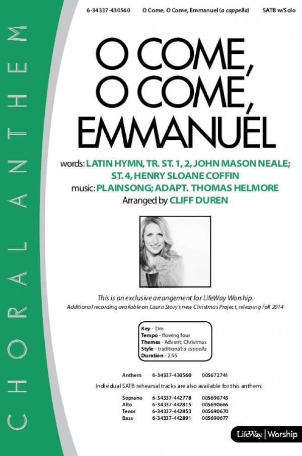 O Come O Come Emmanuel (Choral Anthem SATB) Sheet Music PDF (Lifeway ...