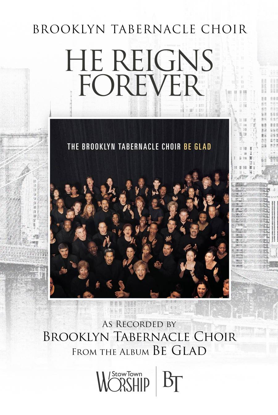 Only To Him / Brooklyn Tabernacle ゴスペル譜 Only to Him (Audio CD) - The Brooklyn Tabernacle Online Store