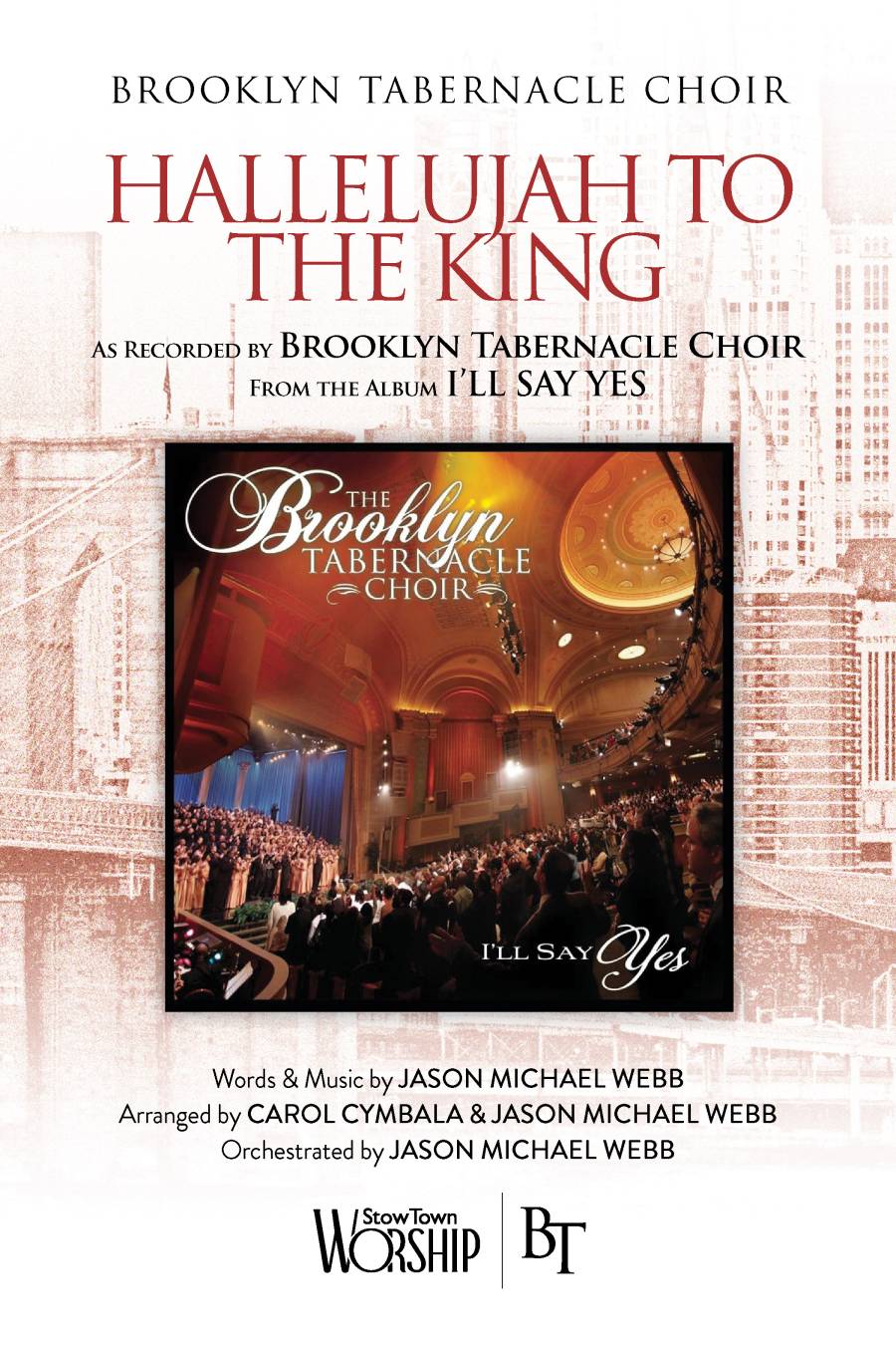 Hallelujah To The King (Choral Anthem SATB) Octavo Sheet Music PDF
