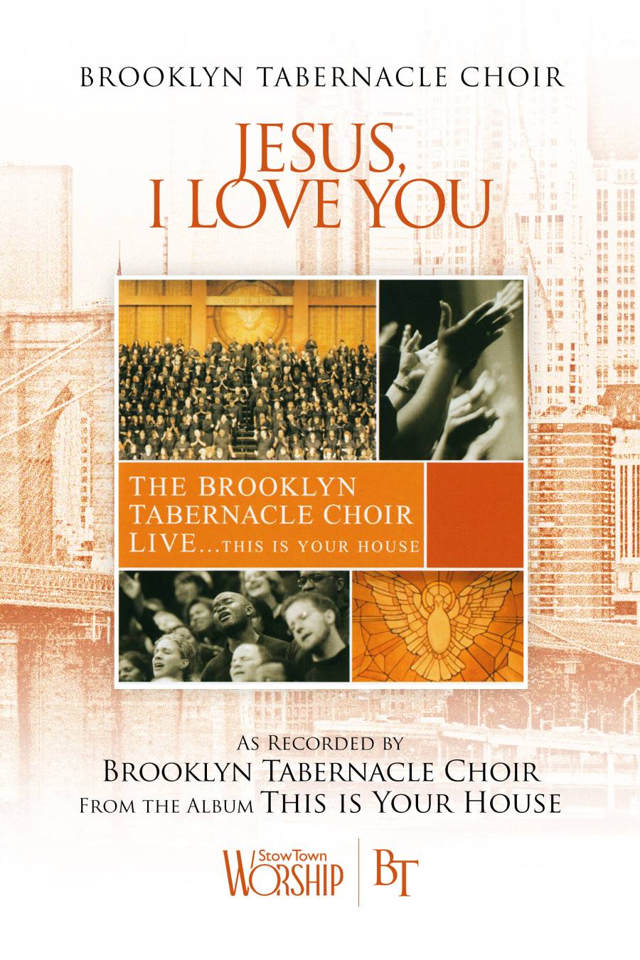 Jesus I Love You (Choral Anthem SATB) MultiTrack (The Brooklyn