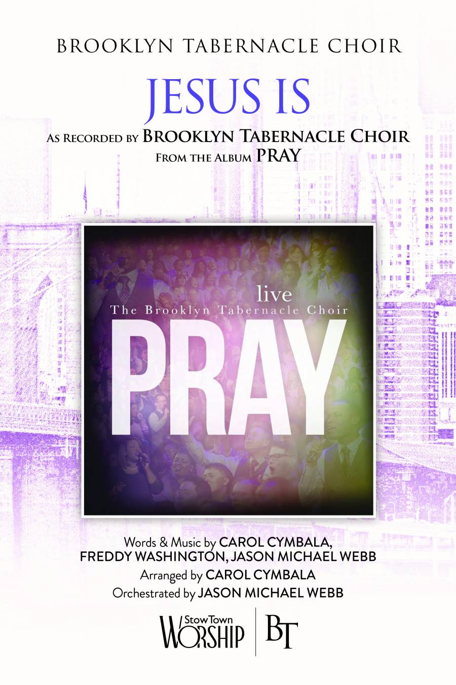 Only To Him / Brooklyn Tabernacle ゴスペル譜 Only to Him - The Brooklyn Tabernacle Singers - YouTube