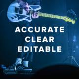 Accurate, Clear & Editable Chord Charts