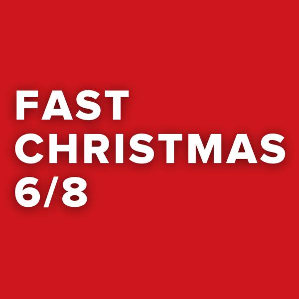 Sheet Music, Chords, & Multitracks for Fast Tempo Christmas Songs in 6/8