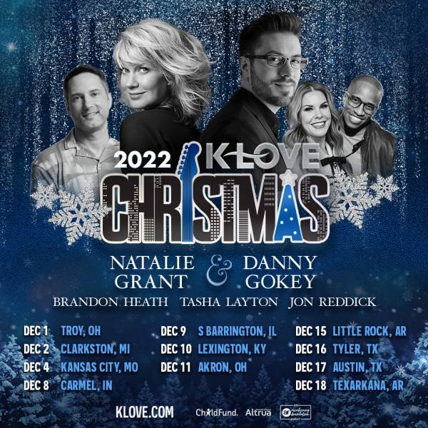 Sheet Music, Chords, & Multitracks for K-LOVE Christmas Tour With Natalie Grant & Danny Gokey 2022