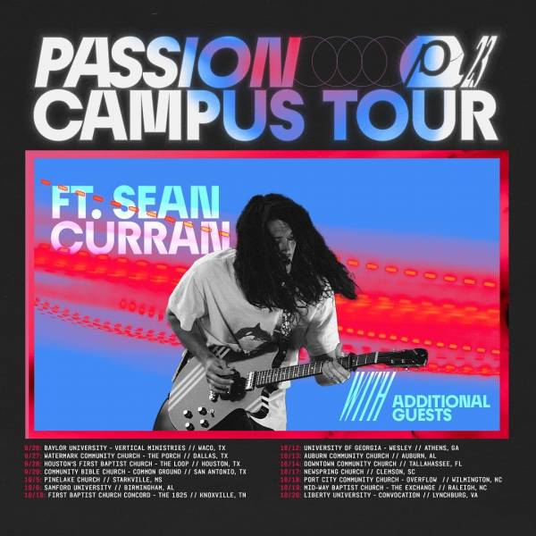 Sheet Music, Chords, & Multitracks for Passion Campus Tour 2022