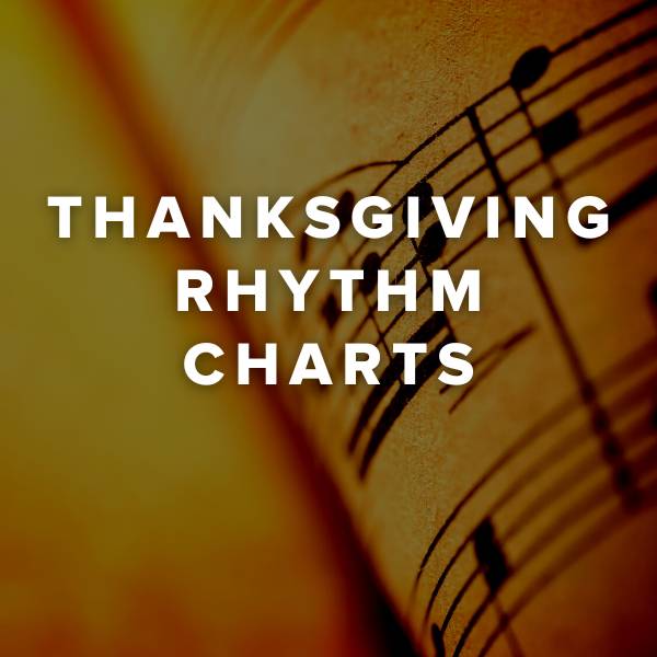 Sheet Music, Chords, & Multitracks for Thanksgiving Rhythm Charts