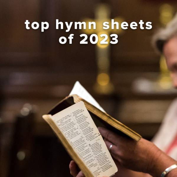 Sheet Music, Chords, & Multitracks for Top Hymn Sheets in 2023