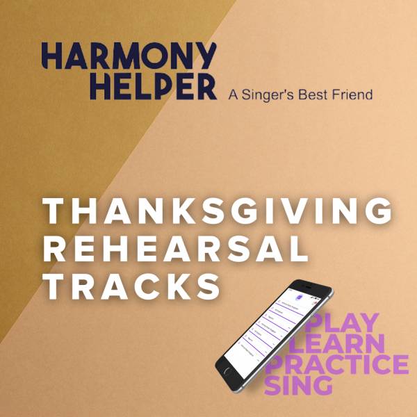 Sheet Music, Chords, & Multitracks for Top Thanksgiving Harmony Helper Tracks