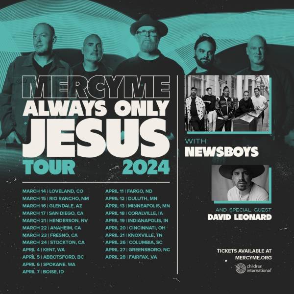 Sheet Music, Chords, & Multitracks for Bring Home The Music From Mercy Me Always Only Jesus Tour 2024
